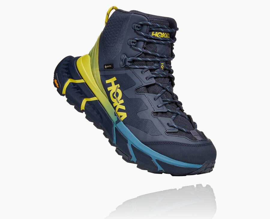 Hiking Boots Mens - Hoka One One TenNine Hike GORE-TEX - Blue - NTDXCRL-59